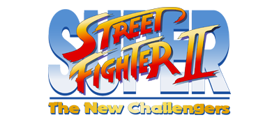 Super Street Fighter II: The New Challengers logo for Sega Mega Drive